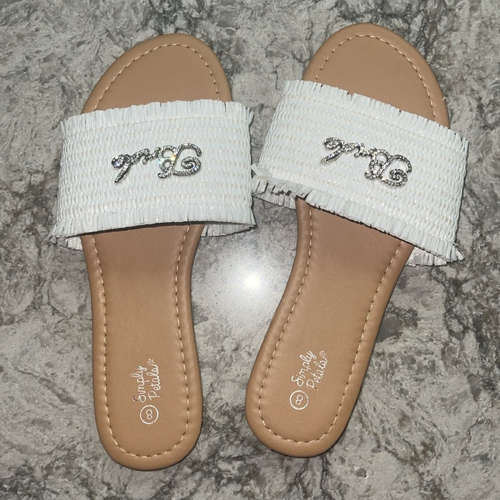 NWOT Bride Sandals